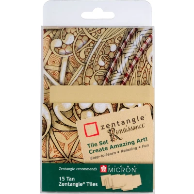 Afbeelding van Sakura Zentangle Renaissance Tile Set