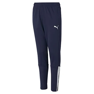 Afbeelding van Puma Teamliga Trainingsbroek voor kinderen, Maat: 164, Peacoat/puma white