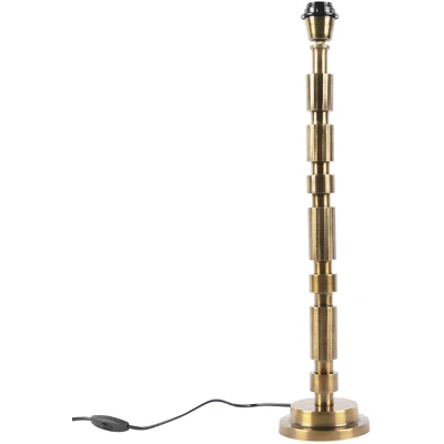 Afbeelding van QAZQA Art Deco tafellamp brons zonder kap Torre