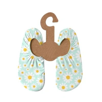 Afbeelding van Slipstop Bouquet Mint met witte bloemen