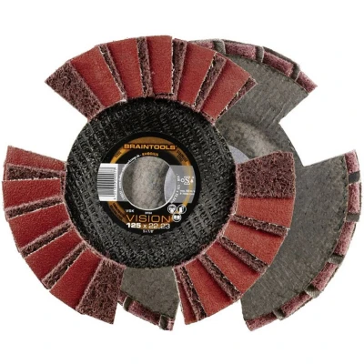 Afbeelding van Rhodius 209503 VSK getande waaierschijf met vlies 115 x 22,23 mm Diameter 1 stuk(s)