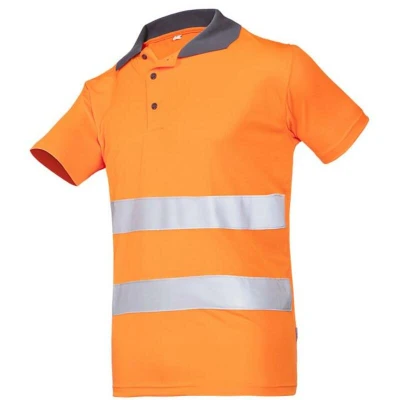Afbeelding van SIOEN 3870A2MBEFC13XL Irola High Visibility poloshirt maat 3XL oranje, Oranje
