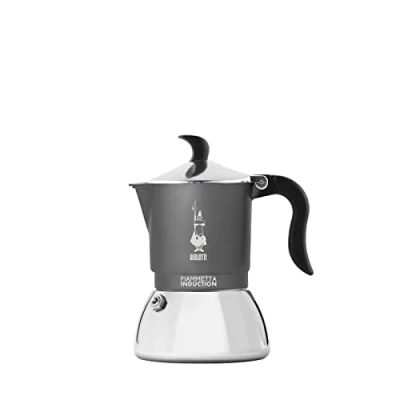 Afbeelding van Bialetti Fiammetta Induction koffiezetapparaat, aluminium, staal, grijs, 2 tassen