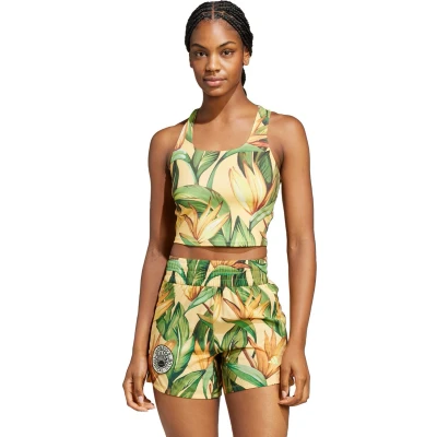 Afbeelding van adidas Performance x FARM Rio Training Tanktop Dames Geel XS