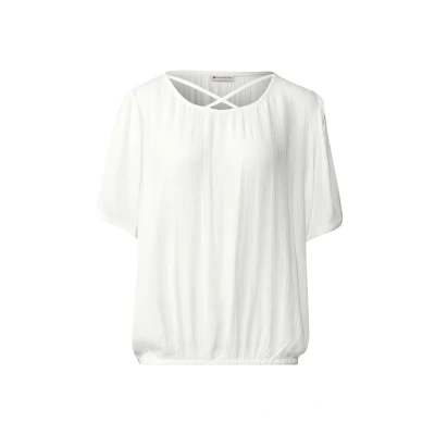 Afbeelding van Street One MIT BÄNDERDETAIL Blouse, Dames, Maat: 42, Weiß