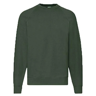 Afbeelding van Fruit of the Loom Heren sweatshirt, flessengroen, XL