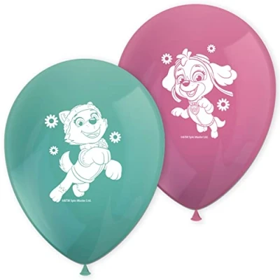 Afbeelding van Vegaoo 8 Paw Patrol ballonen Skye en Everest
