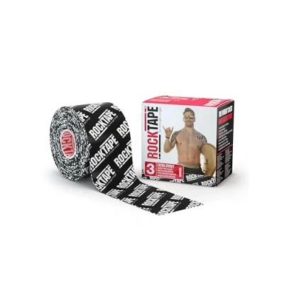 Afbeelding van RockTape H2O (5cm x 5m) Zwart Logo
