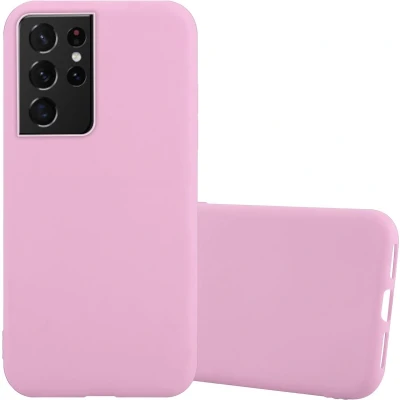 Afbeelding van Cadorabo Hoesje geschikt voor Samsung Galaxy S21 ULTRA in CANDY ROZE Beschermhoes gemaakt van flexibel TPU silicone Case Cover