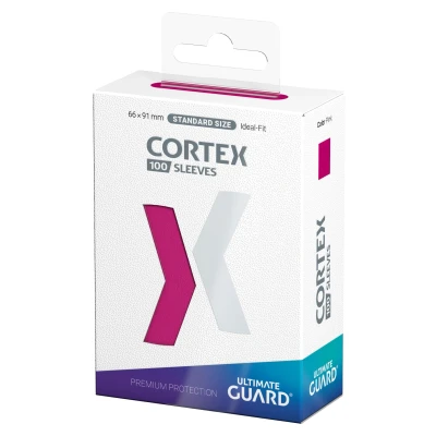 Afbeelding van Ultimate Guard Cortex Standaard hoezen (100) (66 x 91 mm), kleur: roze