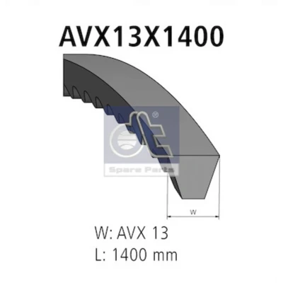 Afbeelding van DT Spare Parts 2.21074 V Snaar 13 1400 TOYOTA: Land Cruiser 60, VOLVO: 760 Saloon