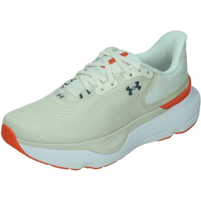 Afbeelding van Under Armour Infinite PRO 2 Hardloopschoenen voor op de weg, Dames, Maat: 40, Stone/fire/downpour gray Textiel/ synthetisch
