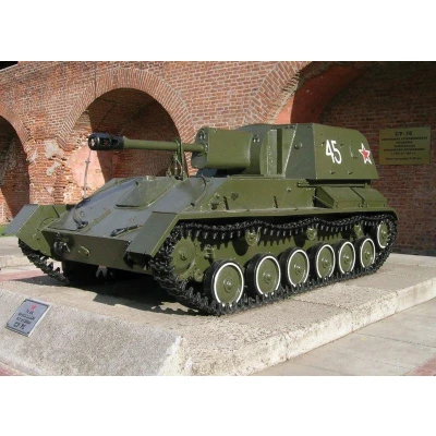 Afbeelding van Zvezda Su 76m Soviet S.p.gun (Zve6239) modelbouwsets, hobbybouwspeelgoed voor kinderen, modelverf en accessoires