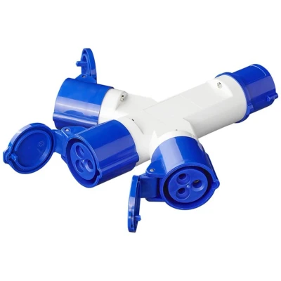 Afbeelding van Pro Plus CEE Splitter 3 Weg 16 Ampère IP44 230 Volt Polig