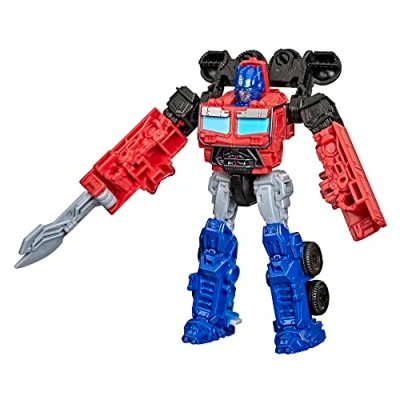 Image de Figurine Transformers Rise of the Beasts Blaster Optimus Prime 2 en 1
