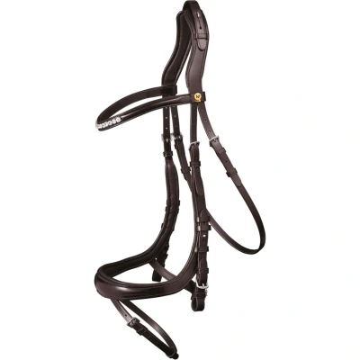 Afbeelding van Waldhausen Trenshoofdstel S Line Sensation Engels Gecombineerd Bruin Cob Agradi.be
