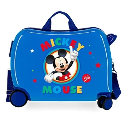 Afbeelding van Mickey Mouse circle ABS rol zit kinderkoffer