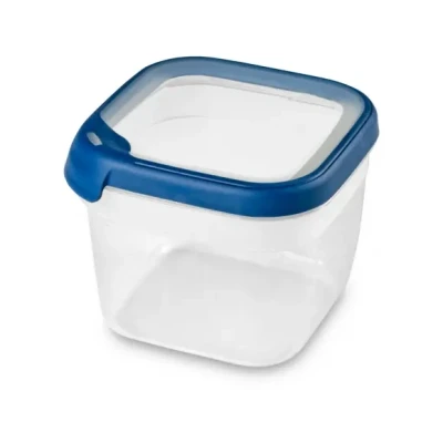 Afbeelding van Curver Grand Chef Vershoudbak Vierkant 1.8L Transparant/Donkerblauw