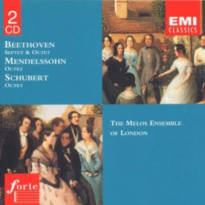 Afbeelding van Beethoven, Mendelssohn, Schubert: Octets / Melos Ensemble