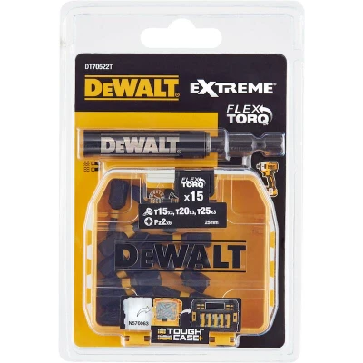 Afbeelding van DeWALT DT70522T 15 delige Impact Torsion Schroefbitset