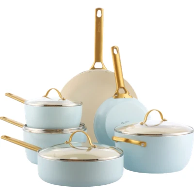 Afbeelding van Greenpan Padova Reserve Pannenset 10 delig Light Blue