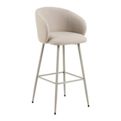 Afbeelding van Barkruk Skive Beige Basel Giga Living
