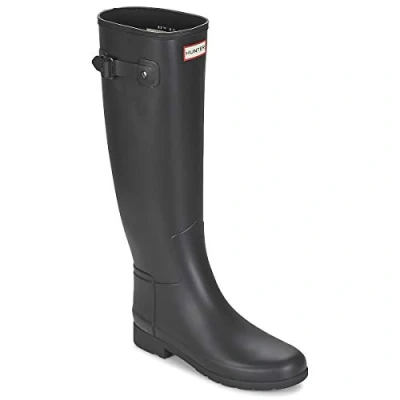 Afbeelding van HUNTER Originele Refined, regenlaarzen en enkellaarzen voor dames, Zwart