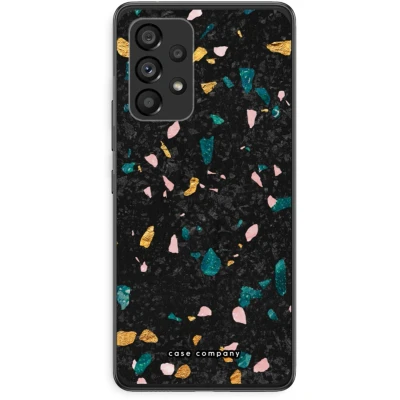 Afbeelding van Case Company® hoesje geschikt voor Samsung Galaxy A53 5G Terrazzo N10 Soft Cover Telefoonhoesje Bescherming aan alle Kanten en Schermrand