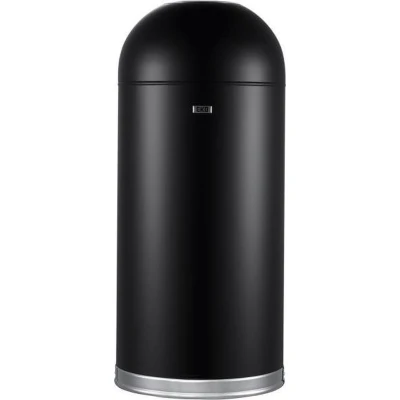 Afbeelding van Afvalbak 55 liter open top zwart