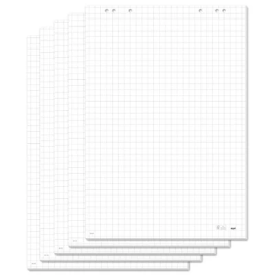 Afbeelding van Sigel MU165 Flipchartblok Aantal paginas: 100 geruit 68 cm x 98 Wit