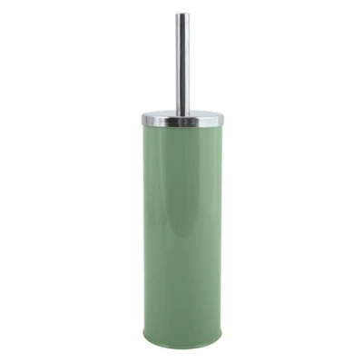Afbeelding van MSV Toiletborstel in houder/wc borstel metaal groen 38 cm Badkamer