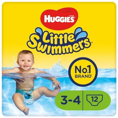 Afbeelding van Huggies Little Swimmers maat 3 4 (7 15 kg) 12 stuks