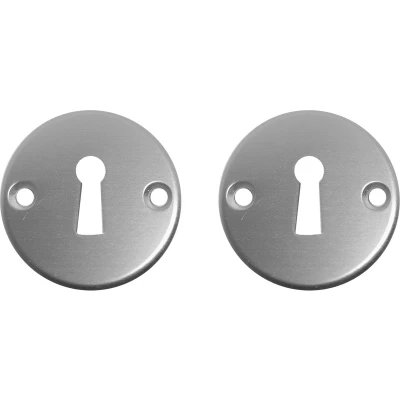 Afbeelding van Wovar Sleutelgat rozet aluminium rond Per set