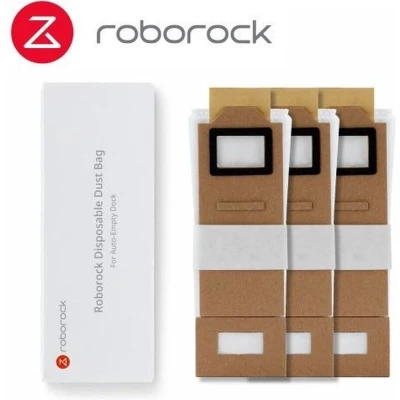 Afbeelding van Roborock Stofzuigerzakken S7 MaxV Plus/S7+/auto leeg docking station 3 Stuks