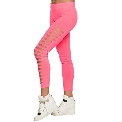 Afbeelding van Boland Legging Gaps neon roze (M) Volwassenen Danser/danseres 80&#039;s &amp; 90&#039;s Disco