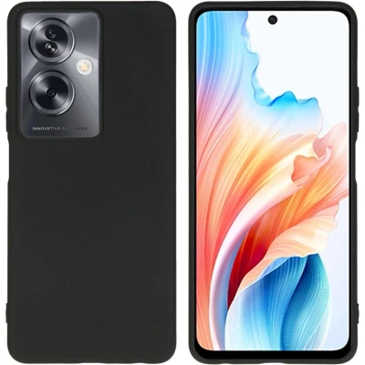 Afbeelding van imoshion Hoesje Geschikt voor Oppo A79 Siliconen Color Backcover Zwart