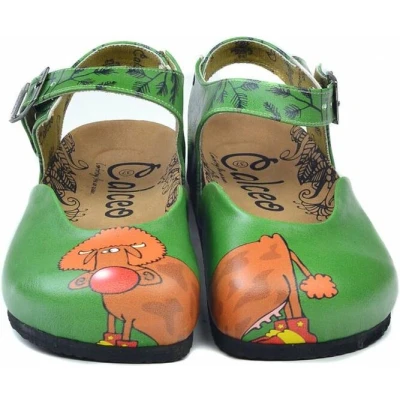 Afbeelding van Goby Clown Cow Clogs Handgemaakt Premium Kwaliteit Maat 40