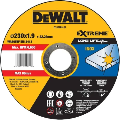Afbeelding van Snijschijf Dewalt dt43909 qz