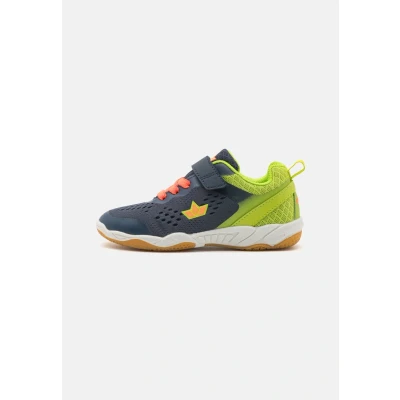 Afbeelding van LICO KEY VS Hallenschuh Unisex Sneakers laag voor kinderen, Maat: 29, Navy/lemon/orange Textiel/ synthetisch