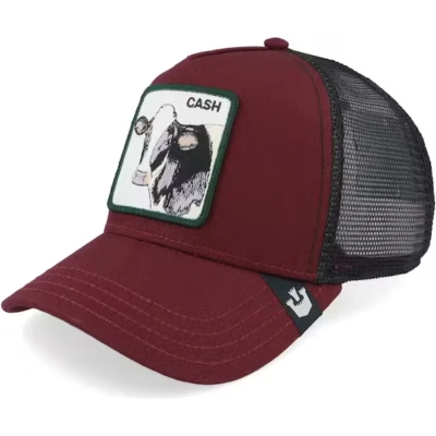 Afbeelding van Goorin Bros Trucker THE CASH Pet, Heren, Maat: One Size, Wine