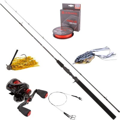 Afbeelding van Ultimate Alpha Carbon Cast Set Jerkbait hengel