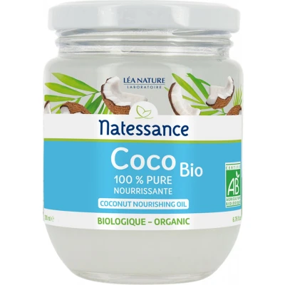 Afbeelding van Natessance Biologische Kokosolie 200 ml