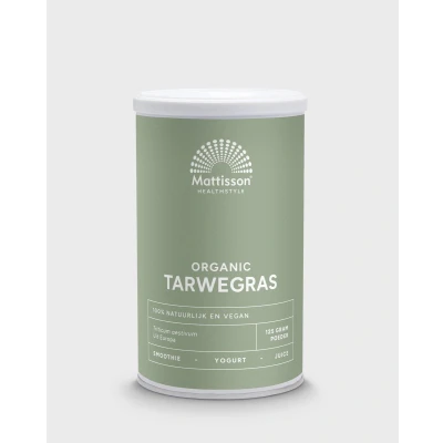 Afbeelding van Mattisson Biologisch Tarwegras poeder 125 g