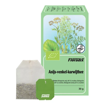 Afbeelding van Salus Floradix Biologische Theezakjes Anijs Venkel Karwij 15 zakjes