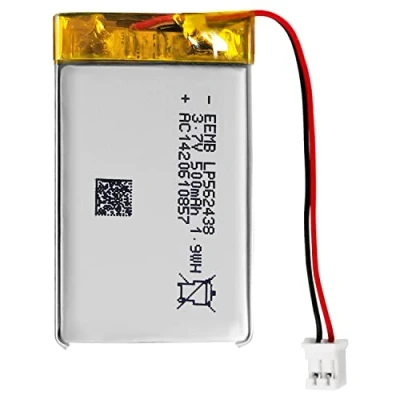 Afbeelding van EEMB Lithium polymeer batterij 3,7 V 500 mAh 562438 oplaadbare lipo met JST connector controleer de polariteit van apparatuur en voor aankoop