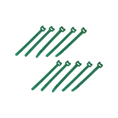 Afbeelding van Kortpack Klittenband Cable Ties 10 Stuks . Groen. 200 X 12.5mm. Groen (10 Stuks)