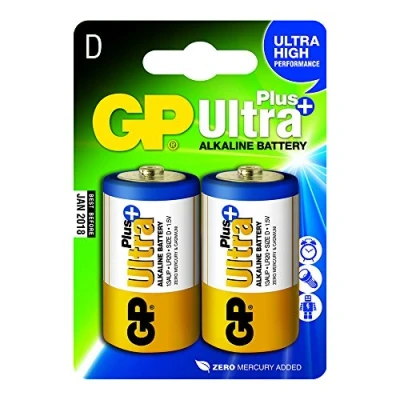 Afbeelding van GP D 2 stuks Ultra Plus Alkaline Batterij