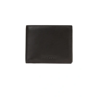 Afbeelding van Marc O&#039;Polo Leren portemonnee Tom Combi Wallet Coffee donkerbruin