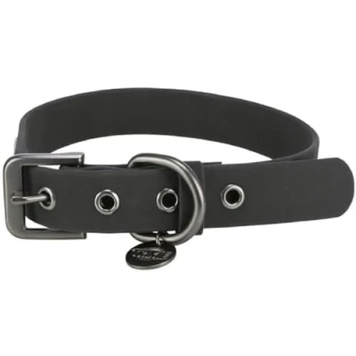 Afbeelding van Trixie Citystyle Kraag Hond Pvc Zwart (Hond, Algemeen), + Leiband
