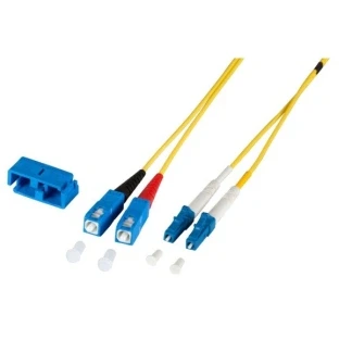 Afbeelding van 10 m Glasvezel Kabel LC SC OS2